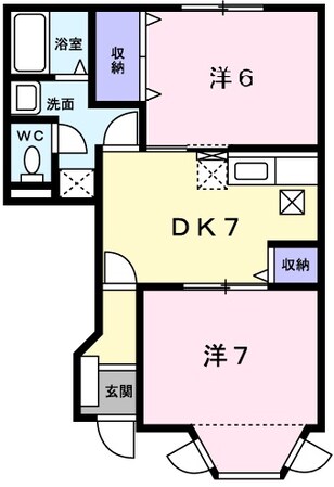 シャルマンヴィレッジ　Ａの物件間取画像